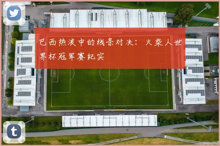 巴西热浪中的线条对决：火柴人世界杯冠军赛纪实